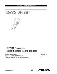 Datasheet KTY81-110 manufacturer Philips